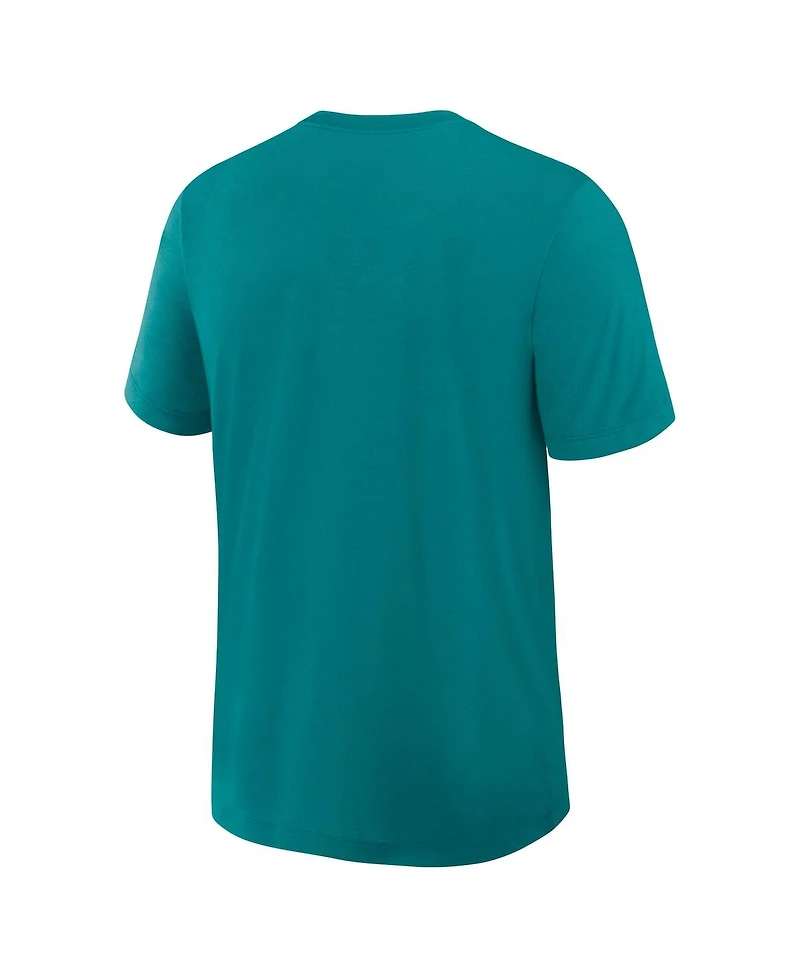 Nike Men's Teal Seattle Mariners Authentic Collection Early Work Tri-Blend Dri-fit T-Shirt