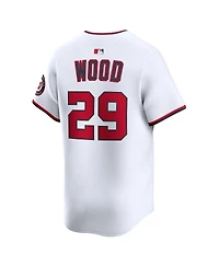 Nike Men's James Wood White Washington Nationals Home Limited Player Jersey