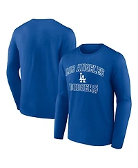 Logo Athletic Men's Royal Los Angeles Dodgers Heart Soul Long Sleeve T-Shirt
