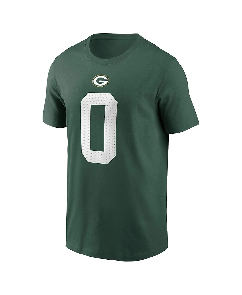 Nike Men's Matthew Golden Green Bay Packers Name Number T-Shirt
