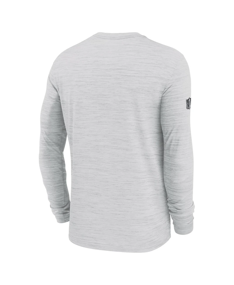Nike Men's White Arizona Cardinals Sideline Offensive Transition Velocity Dri-fit Long Sleeve T-Shirt
