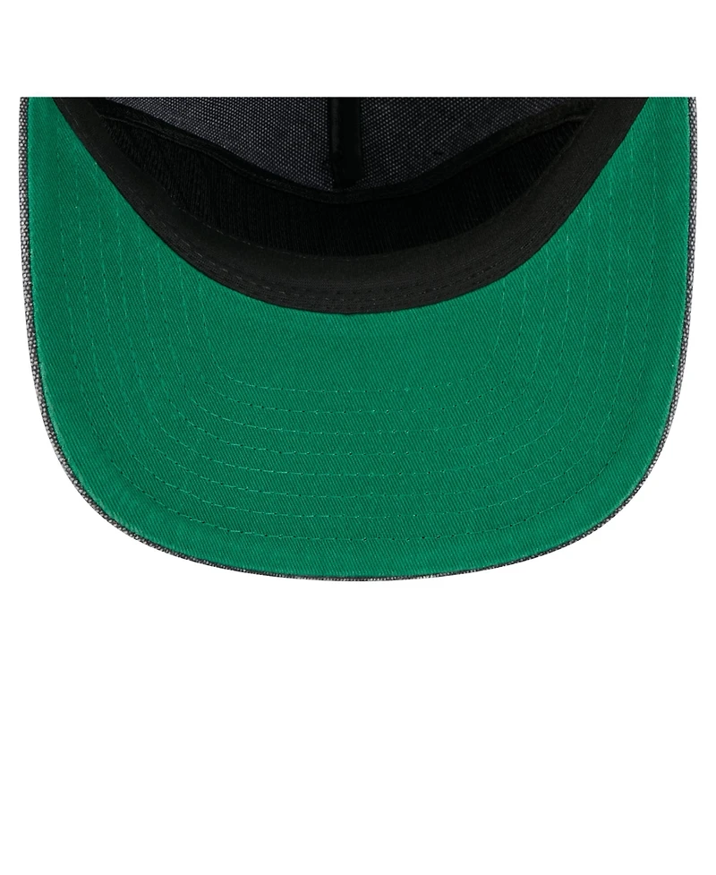 New Era Men's Navy Heather New York Yankees Throwback Denim Classic 19TWENTY Adjustable Hat