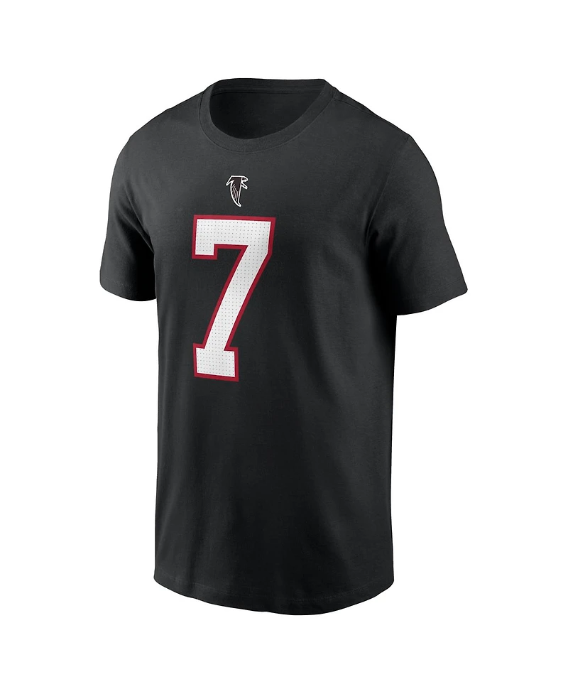 Nike Men's Bijan Robinson Black Atlanta Falcons Name Number T-Shirt