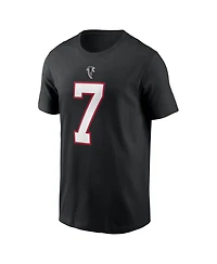 Nike Men's Bijan Robinson Black Atlanta Falcons Name Number T-Shirt
