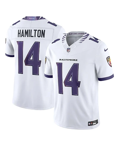 Nike Men's Kyle Hamilton White Baltimore Ravens Vapor F.u.s.e. Sewn Down Limited Jersey