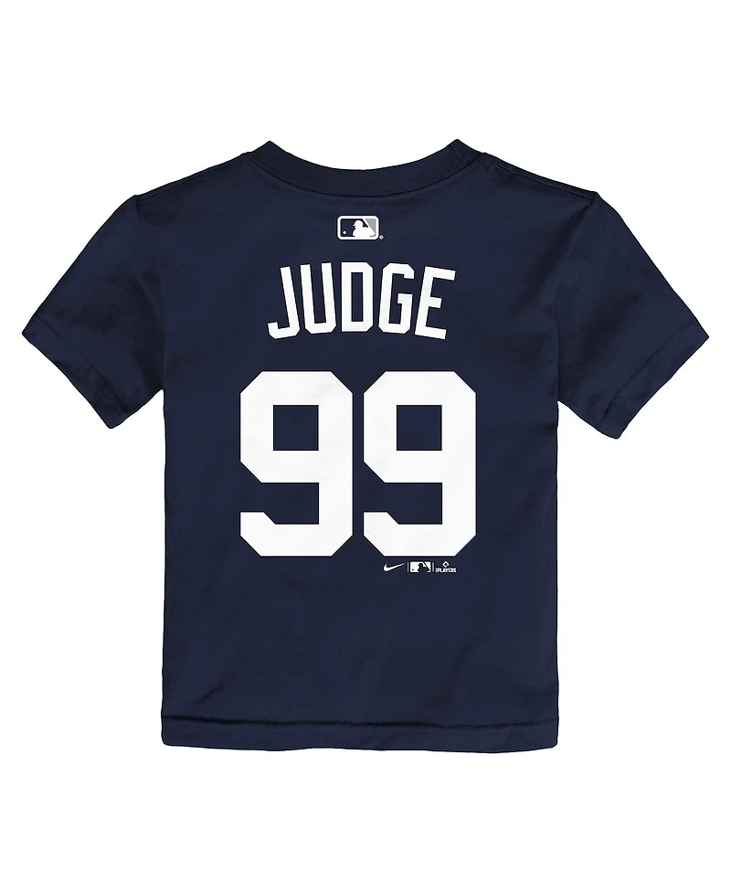 Nike Toddler Aaron Judge Navy New York Yankees Name Number T-Shirt