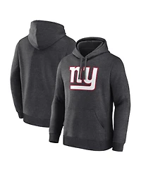 Logo Athletic Men's Heather Charcoal New York Giants Primary Hoodie