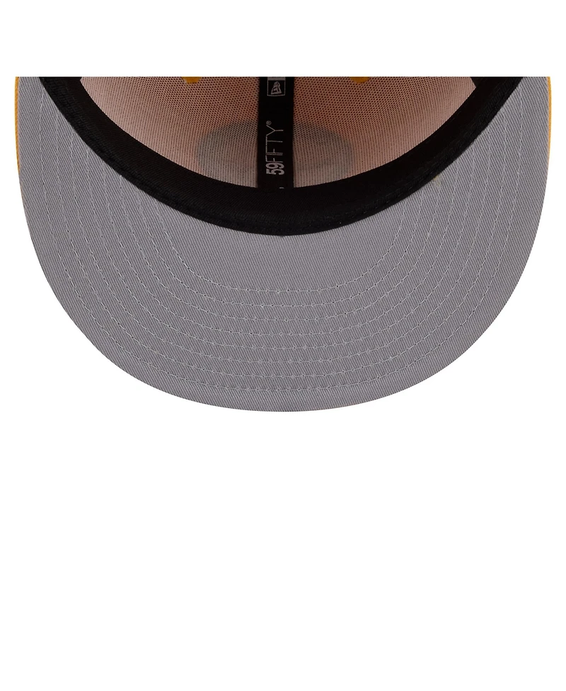 New Era Men's Gold Pittsburgh Steelers 59FIFTY Fitted Hat