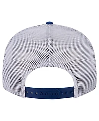 New Era Men's Royal New England Patriots Core Team 9FIFTY Trucker Snapback Hat