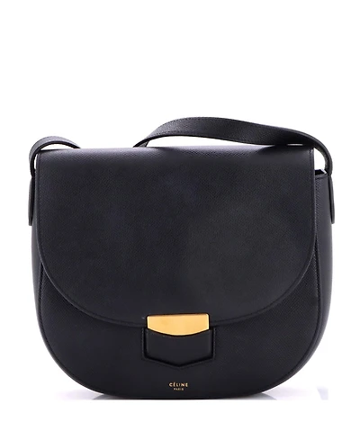 Pre-Owned Celine Trotteur Crossbody Bag Grainy Leather