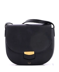 Pre-Owned Celine Trotteur Crossbody Bag Grainy Leather
