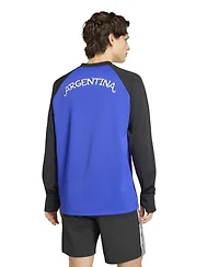 Adidas Men's Blue Argentina National Team 2026 Long Sleeve Pre-Match Top