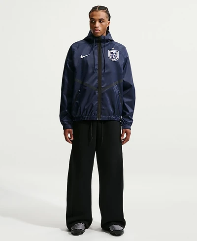 Nike Men's Navy England National Team 2026 Anthem Dri-fit Full-Zip Hooded Jacket
