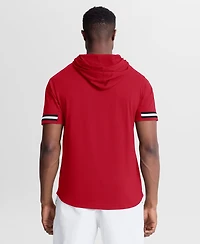 Fanatics Men's Scarlet San Francisco 49ers Optimal Play Short Sleeve Hooded T-Shirt