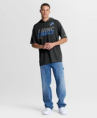 Nike Men's Black Detroit Lions Tri-Blend Hooded T-Shirt