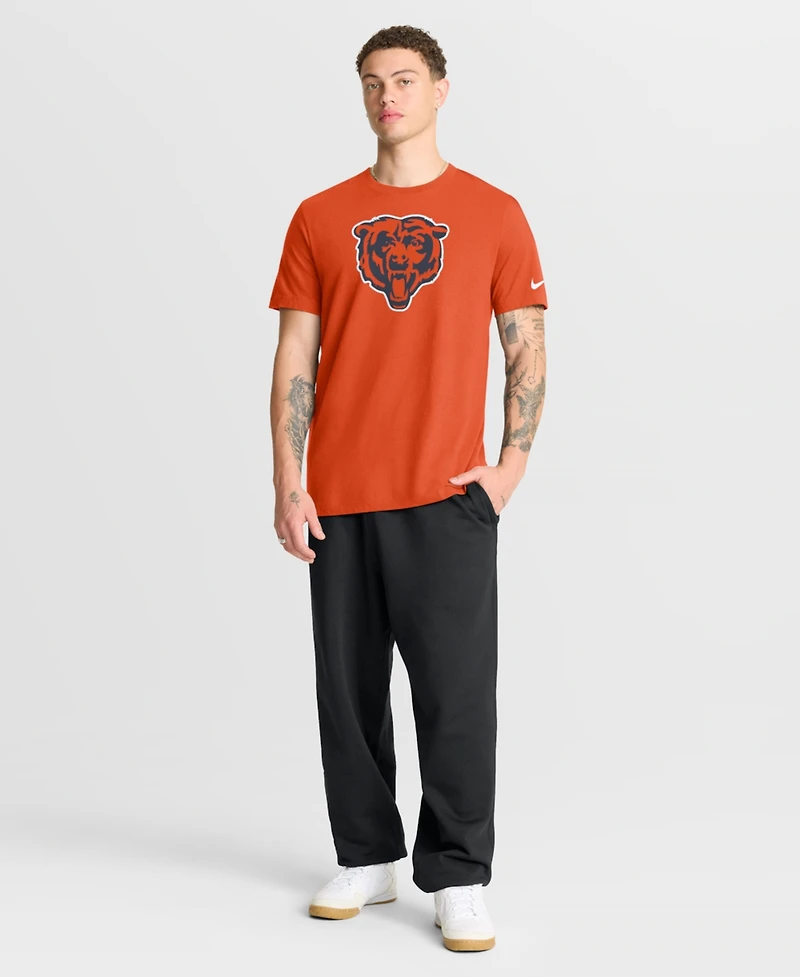 Nike Men's Orange Chicago Bears Essential Logo T-Shirt