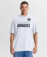 Nike Men's White Las Vegas Raiders Tri-Blend Hooded T-Shirt