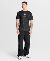 Nike Men's Black Pittsburgh Steelers Velocity Ball Carrier Dri-fit T-Shirt
