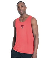 Msx by Michael Strahan Men's Red Tampa Bay Buccaneers Energy Scoop Neck Tank Top