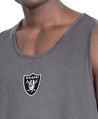 Msx by Michael Strahan Men's Charcoal Las Vegas Raiders Energy Tank Top