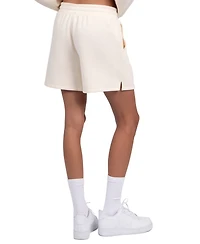 Starter Women's Cream Philadelphia Eagles Throwback Travel Pastels Fleece Short