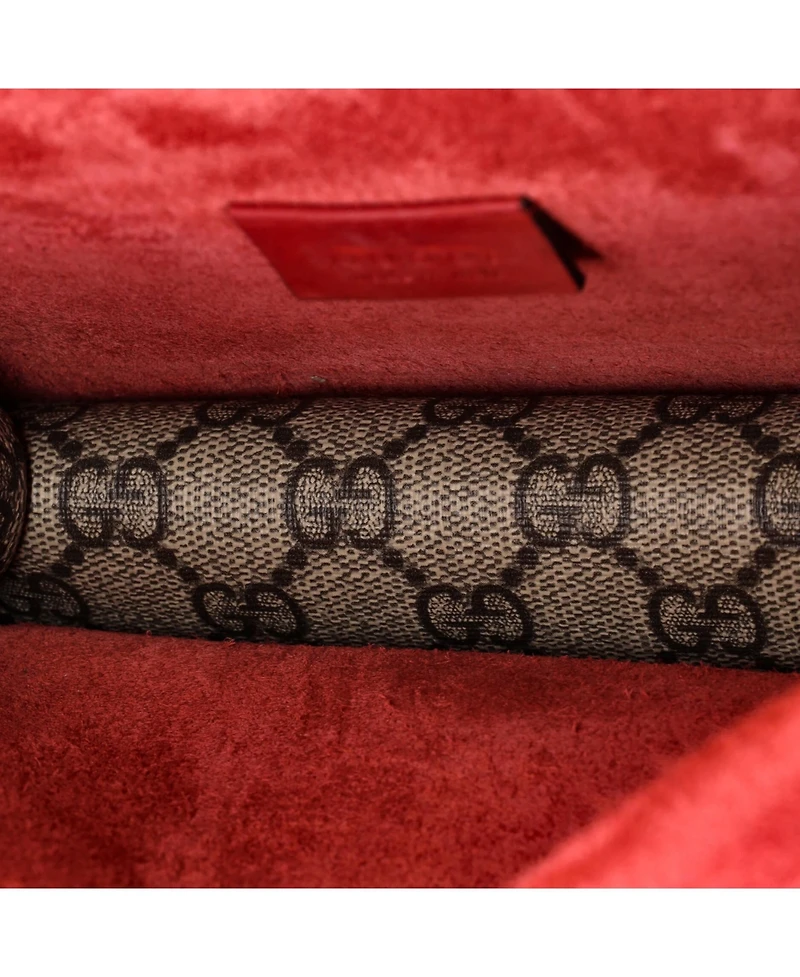Pre-Owned Gucci Mini Dionysus Bag Gg Coated Canvas