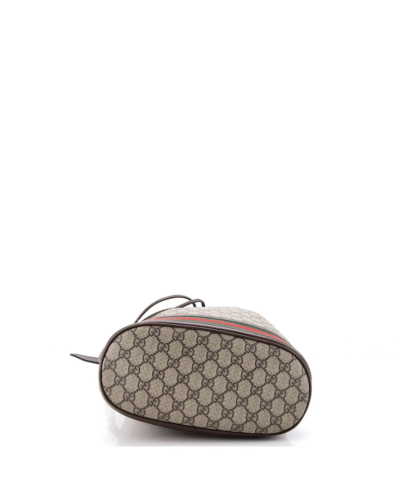 Pre-Owned Gucci Medium Ophidia Bucket Bag Gg Coated Canvas