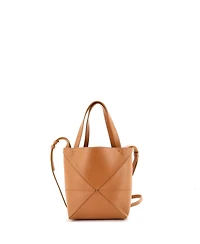 Pre-Owned Loewe Mini Puzzle Fold Tote Leather
