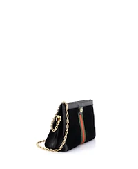 Pre-Owned Gucci Medium Ophidia Chain Shoulder Bag Suede