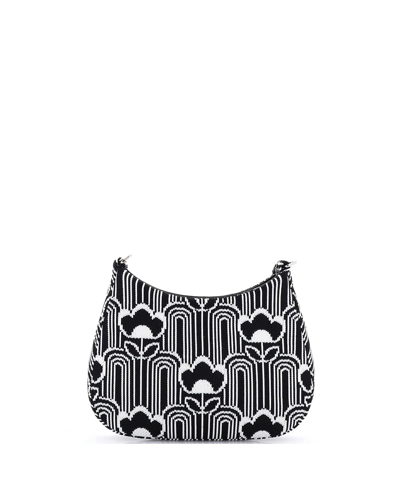 Pre-Owned Prada Medium Cleo Shoulder Bag Jacquard Knit