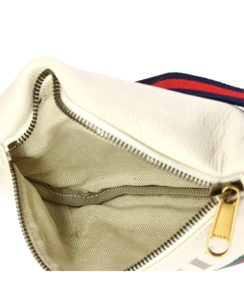 Pre-Owned Gucci Small Logo Belt Bag Printed Leather