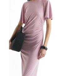 Scalpers Women's Cupro Dress Gathers
