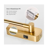 Midola Battery Operated Wall Sconces with Remote Control, Led Rechargeable Lights for Wall Wireless Led Lights for Bedroom with Magnetic Fixtures
