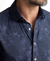 UNTUCKit Men's Slim Fit Performance Short-Sleeve Islington Shirt