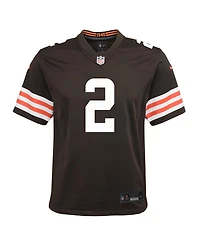 Nike Big Boys and Girls Shedeur Sanders Brown Cleveland Browns Game Jersey