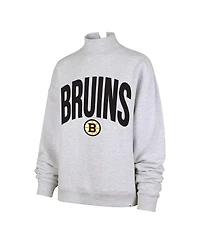 '47 Brand Women's Heather Gray Boston Bruins Subtle Muse Sweatshirt