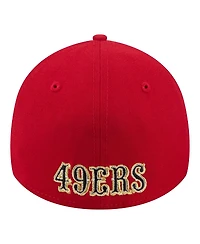New Era Men's Red San Francisco 49ers Core Team 39THIRTY Flex Hat