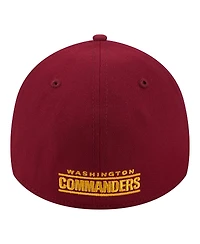 New Era Men's Burgundy Washington Commanders 39THIRTY Flex Hat