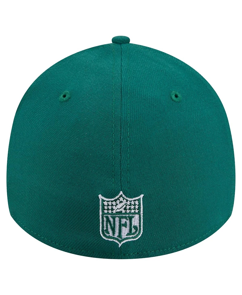 New Era Men's Green York Jets Core Team 39THIRTY Flex Hat