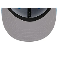 New Era Men's Powder Blue Los Angeles Chargers Core Team Script 9FIFTY Snapback Hat