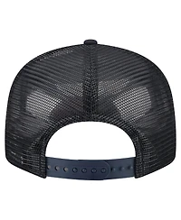 New Era Men's Navy Houston Texans Core Team 9FIFTY Trucker Snapback Hat