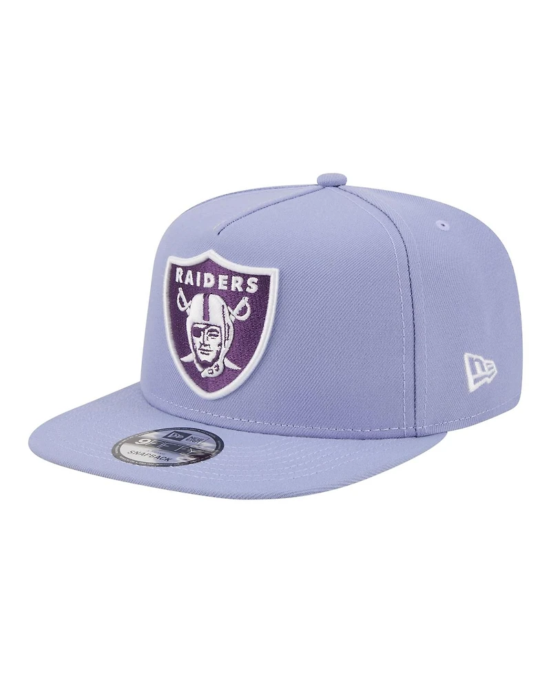 New Era Men's Lavender Las Vegas Raiders Bloom A-Frame 9FIFTY Snapback Hat