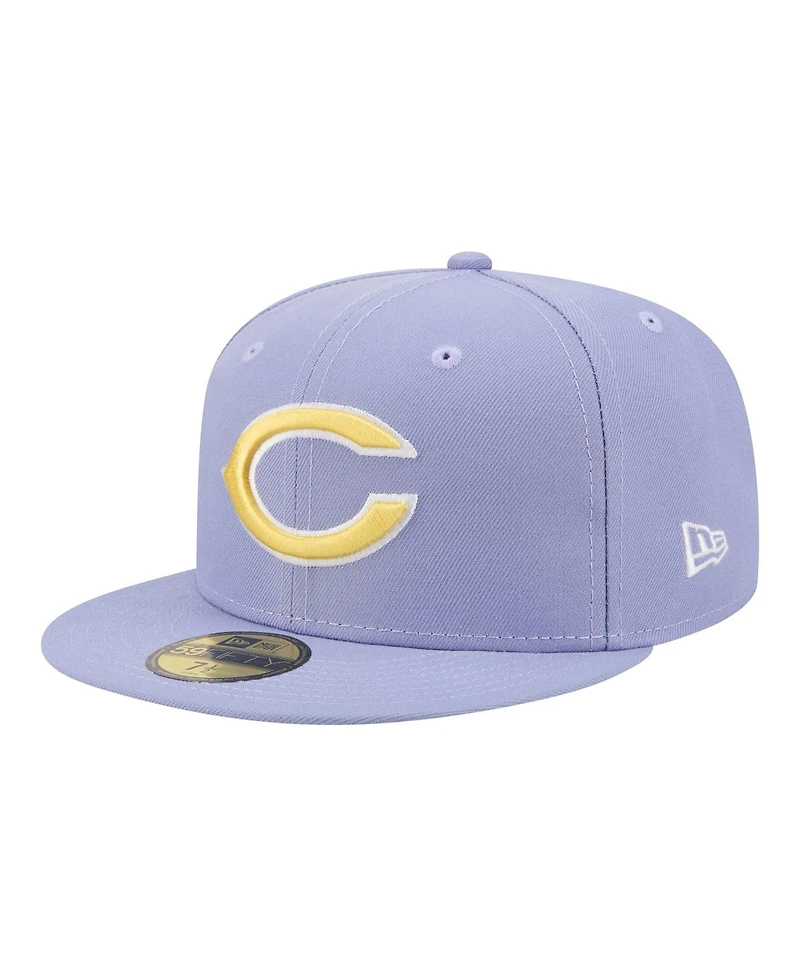 New Era Men's Light Purple Chicago Bears Lavender Bloom 59FIFTY Fitted Hat