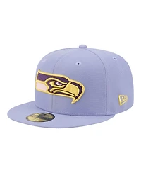 New Era Men's Light Purple Seattle Seahawks Lavender Bloom 59FIFTY Fitted Hat