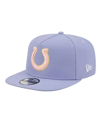New Era Men's Lavender Indianapolis Colts Bloom A-Frame 9FIFTY Snapback Hat