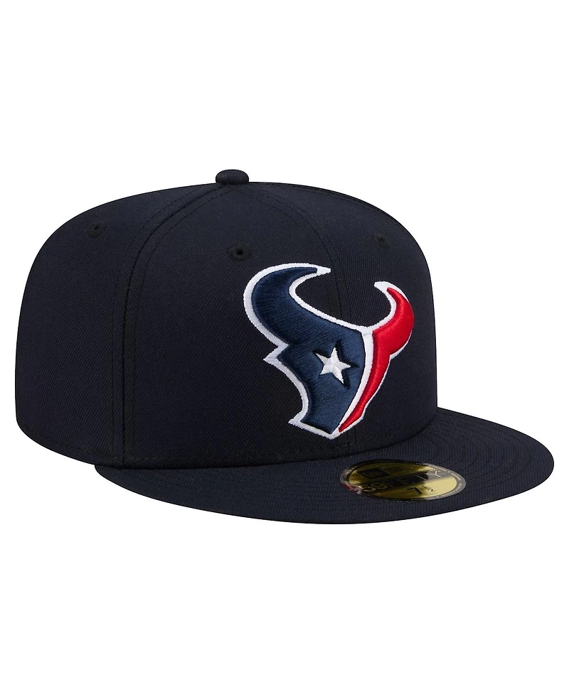 New Era Men's Navy Houston Texans 59FIFTY Fitted Hat
