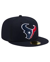 New Era Men's Navy Houston Texans 59FIFTY Fitted Hat