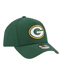 New Era Big Boys and Girls Green Green Bay Packers 9FORTY A-Frame Adjustable Hat