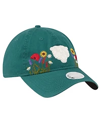 New Era Women's Green Chicago Bears Wildflower 9TWENTY Adjustable Hat
