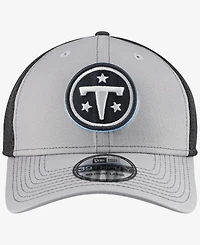 New Era Men's Gray Tennessee Titans Grayed Out Neo 39THIRTY Flex Hat